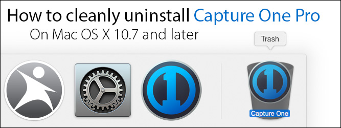 Cleanly Uninstall Capture One Pro