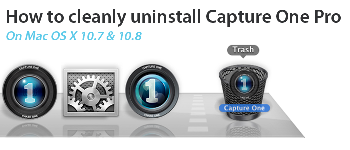 Uninstall or Reset Capture One Pro 6 & 7