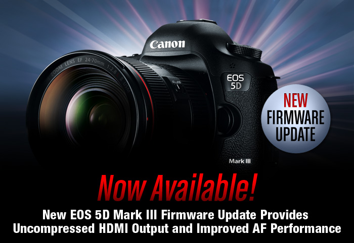 EOS 5d Firmware Announcement