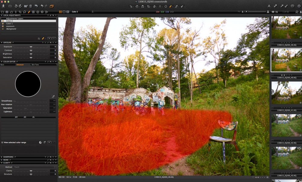 Capture One Pro Local Adjustment Bug - Mask 2