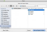 10 Export Folder Selection