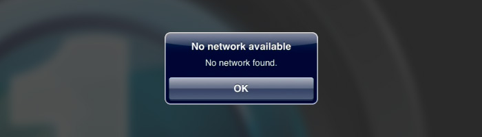 No Network Banner