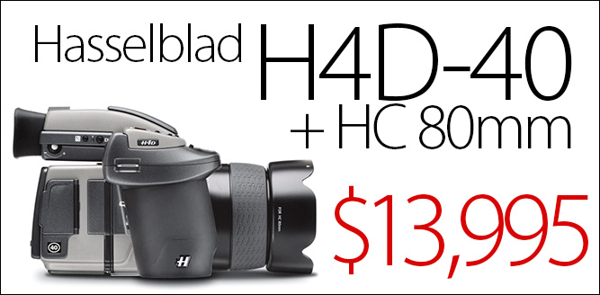 Hasselblad H4D-40 + HC 80mm lens system