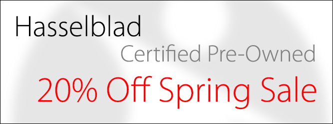 Hasselblad Certified Pre-Owned Spring Sale