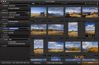 Capture One Pro Import All