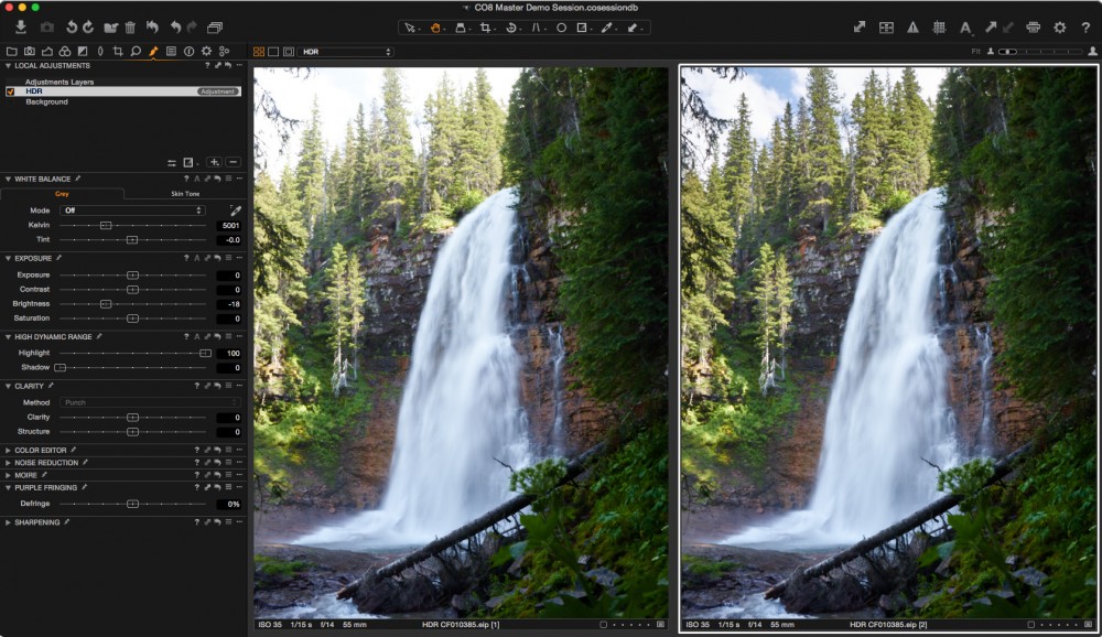 Capture One Pro 8: Local HDR