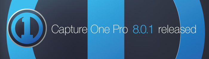 Capture One Pro 8.0.1 Released