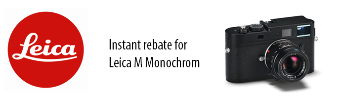 Leica M Monochrom Rebate