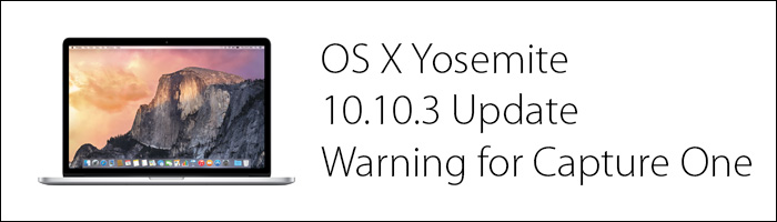 Yosemite 10.10.3 Update banner