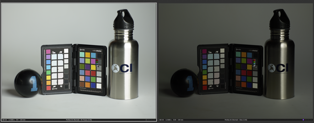 Profoto AIR FAST vs FAST disabled with a Slow flash duration
