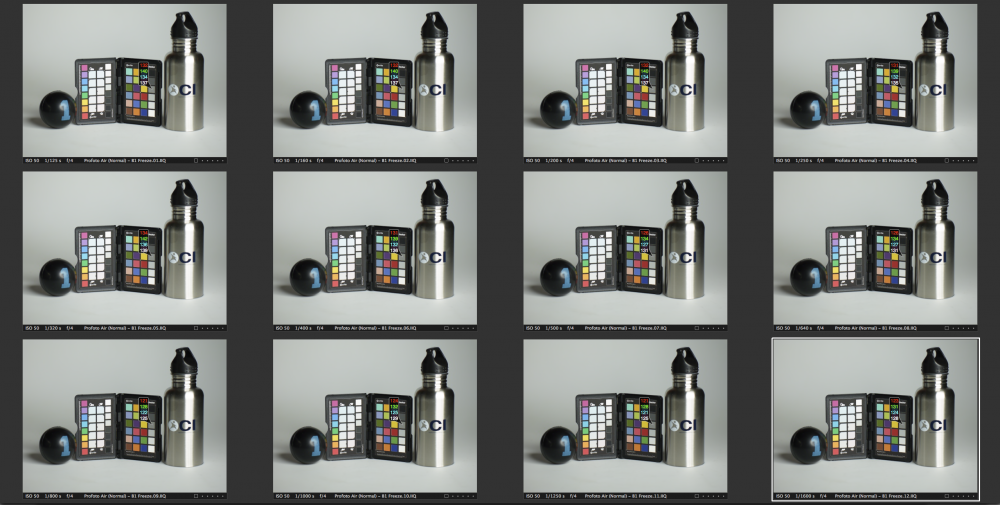 Profoto AIR (FAST mode disabled) with a FAST flash duration