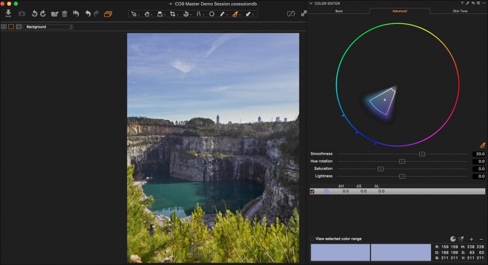 Capture One Pro 9 - Scalable Color Editor