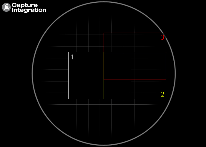 3 images captured with our first IQ3 100 db test