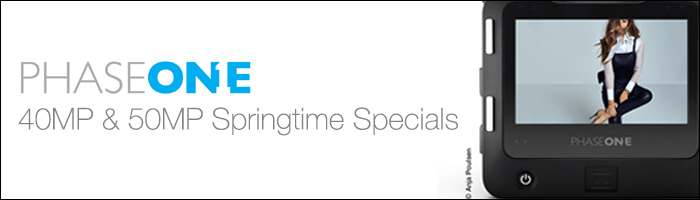 Capture Integation Phase One 40 and 50 MP Springtime Special Promo banner