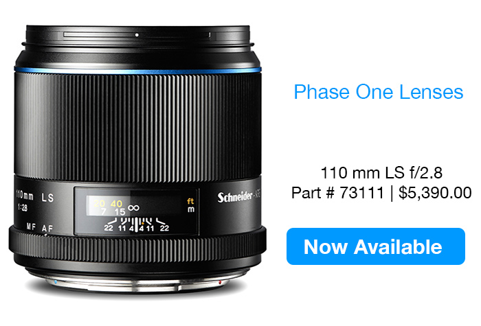 Capture Integration Phase One Blue Ring Lens 110mm LS f/2.8