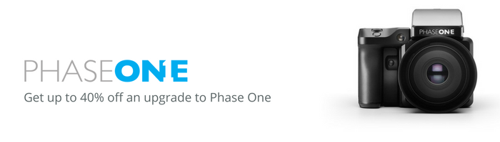 Get up to 40% off an upgrade to Phase One IQ3 100